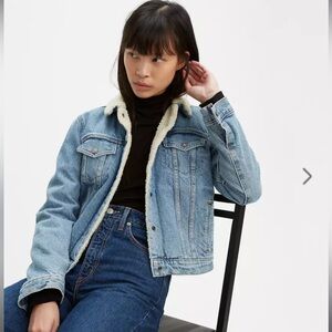 Levi's Original Sherpa Denim Trucker Jacket